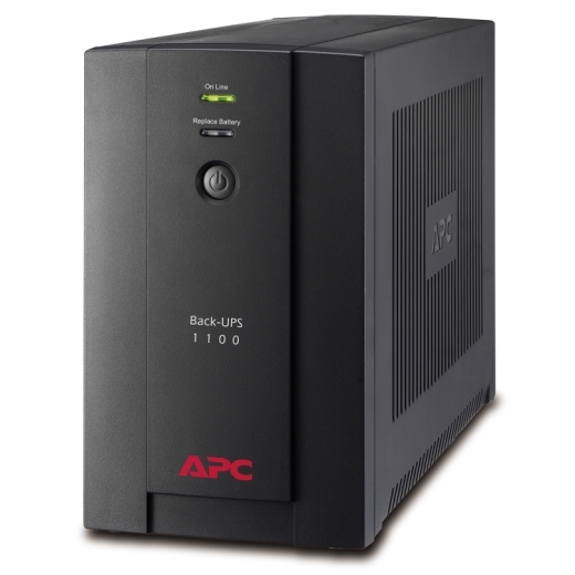 APC Back-UPS AVR Universal and IEC Sockets เครื่องสำรองไฟ 550 Watts / 1.1kVA รุ่น BX1100LI-MS ประกัน 2 ปี