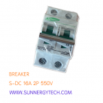 Beaker แบบ MCB_S-DC ขนาด 16A 550V 2P