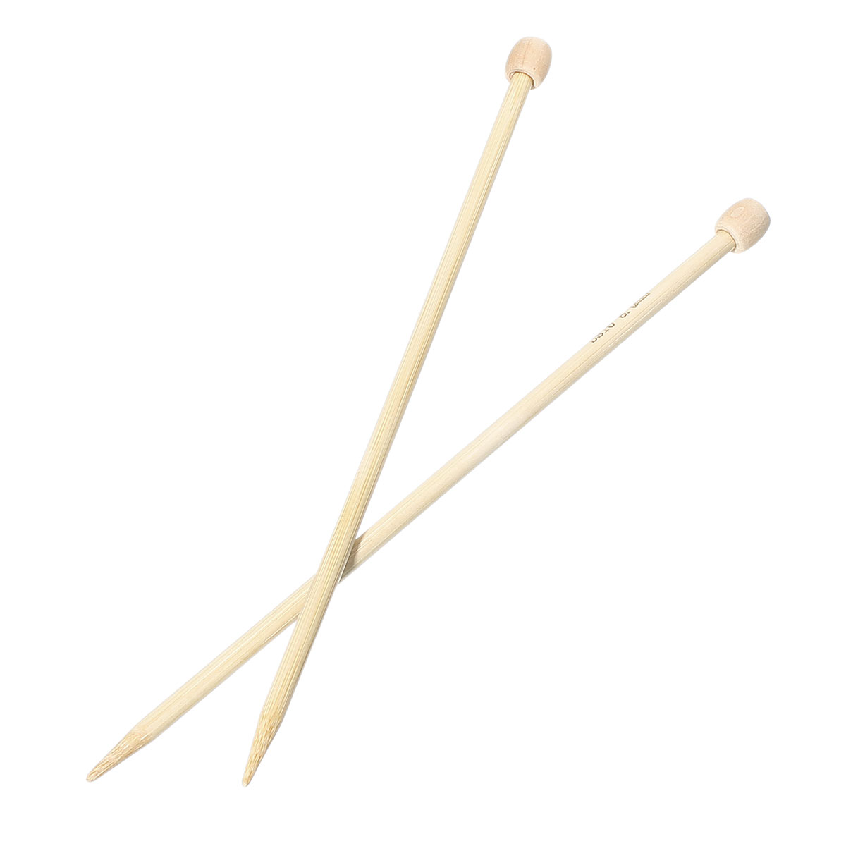 ไม้นิตไม้ไผ่ ยาว 23 ซม. ขนาดหัว Pin 6.0mm US SIZE10 1 คู่