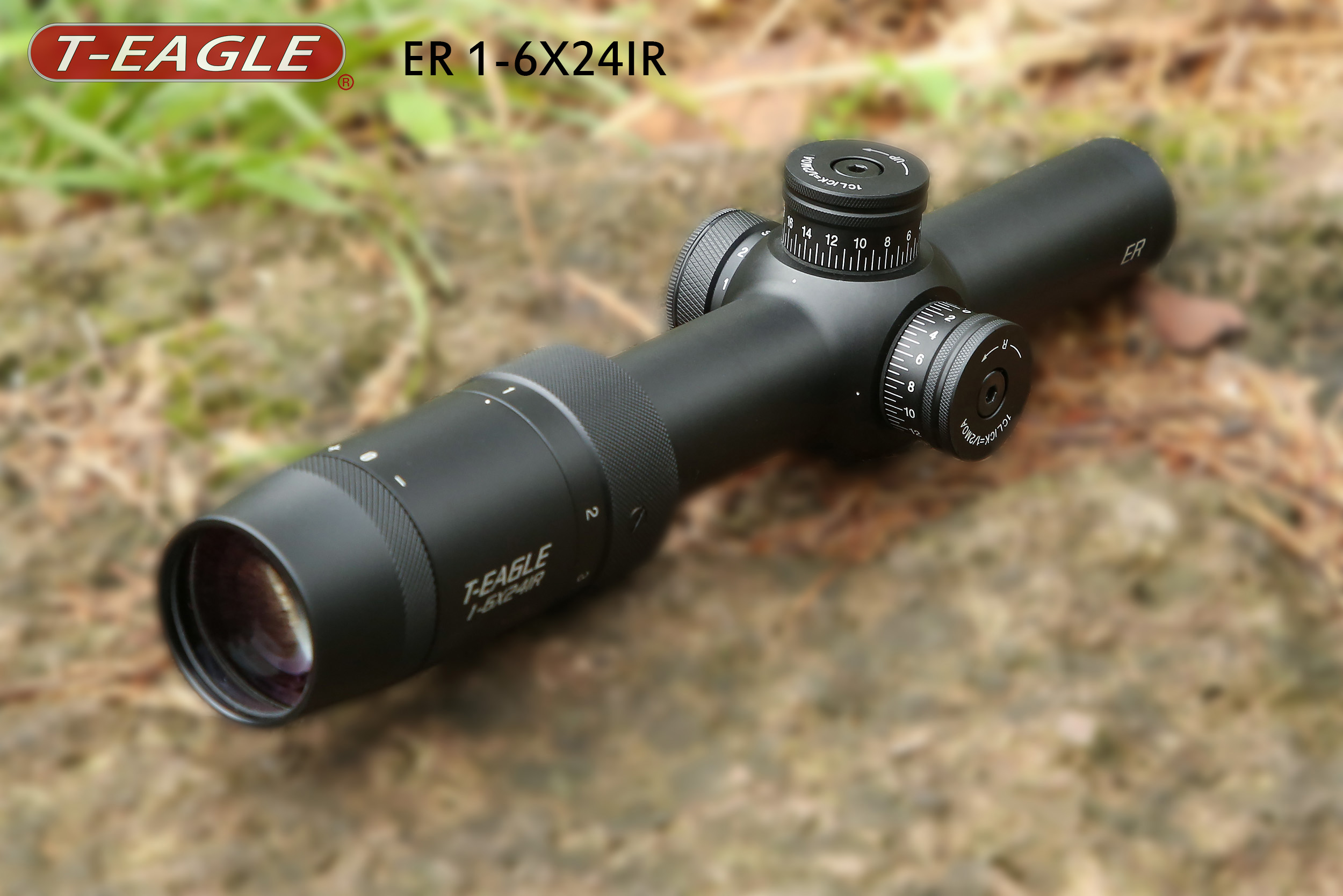 กล้องติดปืน T EAGLE ER 1-6x24IR กล้องดีราคาถูก กันน้ำ กันกระแทก