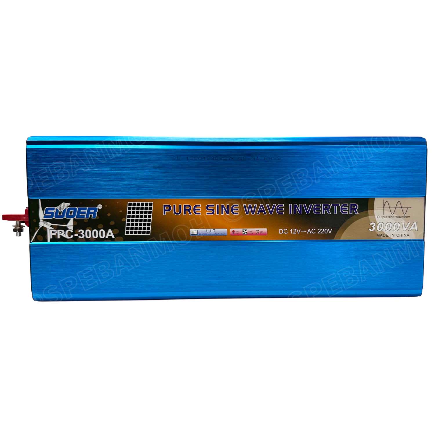 [ 1 เครื่อง ] FPC-3000AL สีฟ้า Blue อินเวอร์เตอร์ แปลงไฟ 12VDC ออก 220V รุ่นใหม่ Inverter ยี่ห้อ SUOER FPC-3000AL 3000W 12V to 220V off grid inverter pure sine power inverters FPC-3000 อินเวอร์เตอร์ เพียวไซน์เวฟ อุปกรณ์แปลงไฟ