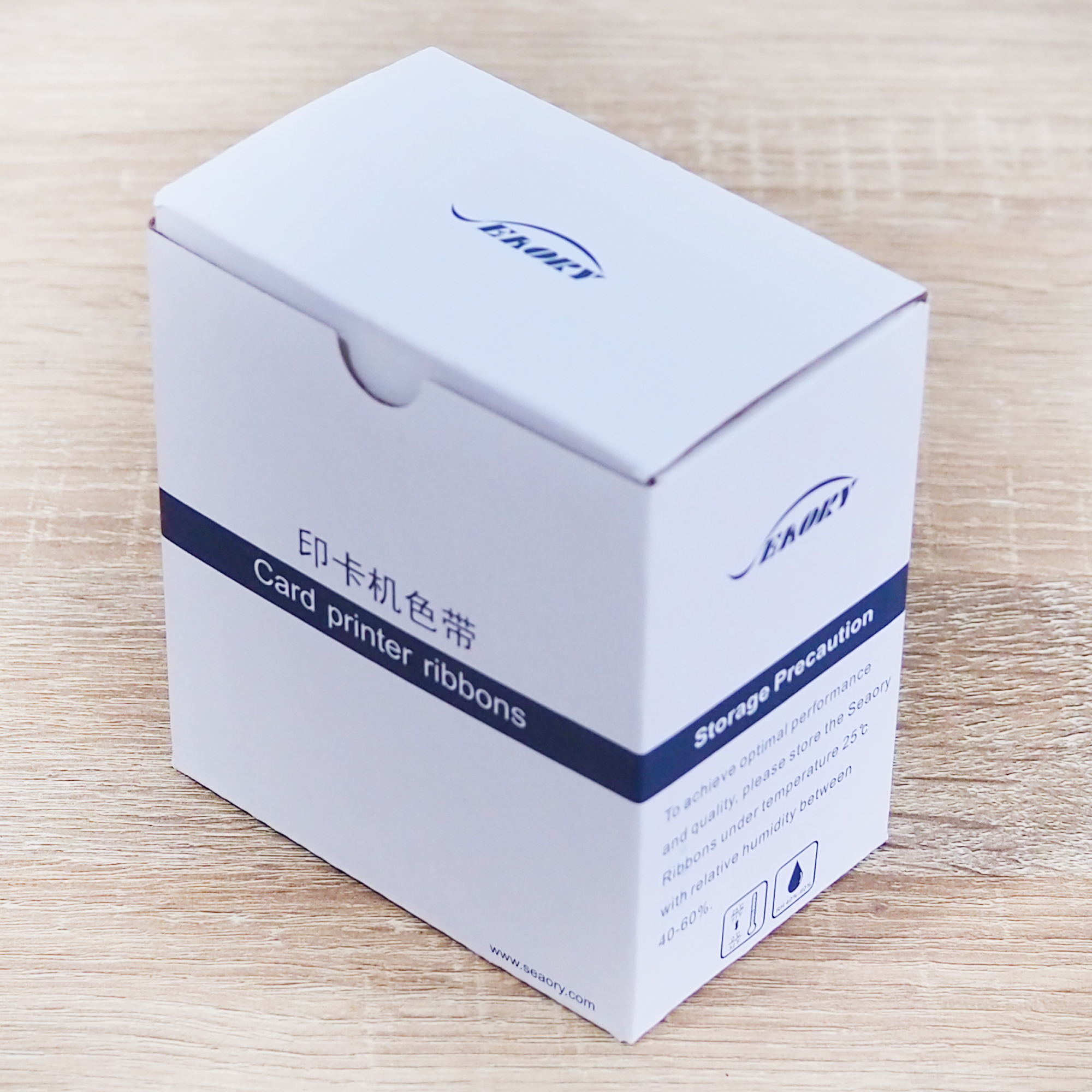 Seaory BXR.2411A.CNA ริบบอนดำ หมึกพิมพ์ดำ Standard monochrome black ribbon K 1000 Print ใช้สำหรับเครื่องพิมพ์บัตร Seaory S20 S21 S22 S22K Code CNA