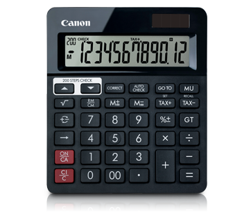 เครื่องคิดเลข Canon รุ่น AS-288R จอภาพแสดงผล LCD 12 หลัก รับประกันศูนย์ 3 ปี