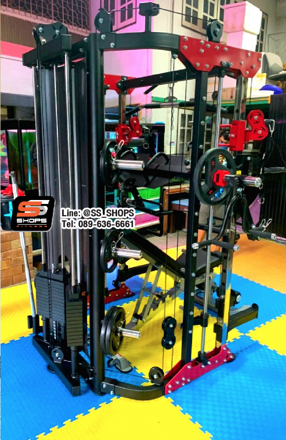 สมิทแมชชีน Smith Machine Monster Force G11+ม้านั่ง204+แผ่นน้ำหนัก 50 kg