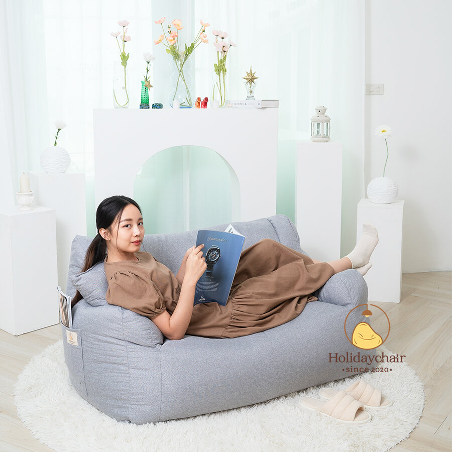 โซฟาบีนแบค เบาะเม็ดโฟม bean bag โซฟาเม็ดโฟม โซฟานั่งเล่น โซฟาญี่ปุ่น โซฟาเบด โซฟาหนัง โซฟาผ้า โซฟามินิมอล บีนแบ็ก โซฟานอกบ้าน เบาะนั่งเม็ดโฟม เก้าอี้เม็ดโฟม บีนแบค รุ่น HCS-015