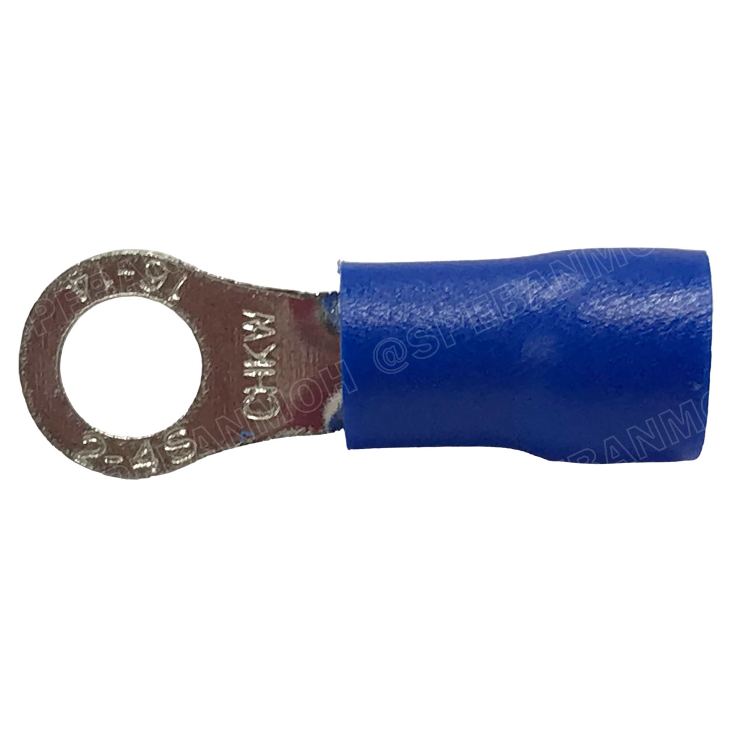 [ 100 ตัว/ถุง ] RV2-4 สำหรับสาย 1.5-2.5 sq.mm 16-14AWG หางปลากลม หางปลาหุ้มฉนวน เทอร์มินอล หางปลาย้ำสายไฟ หางปลา หางปลากลมหุ้ม หางปลาแฉก Terminal Crimping หางปลา กลมหุ้ม หางปลาต่อสาย ขั้วต่อสายไฟ หางปลาวง หางปลา RV Spade Terminal หางปลากลมหุ้มฉนวน