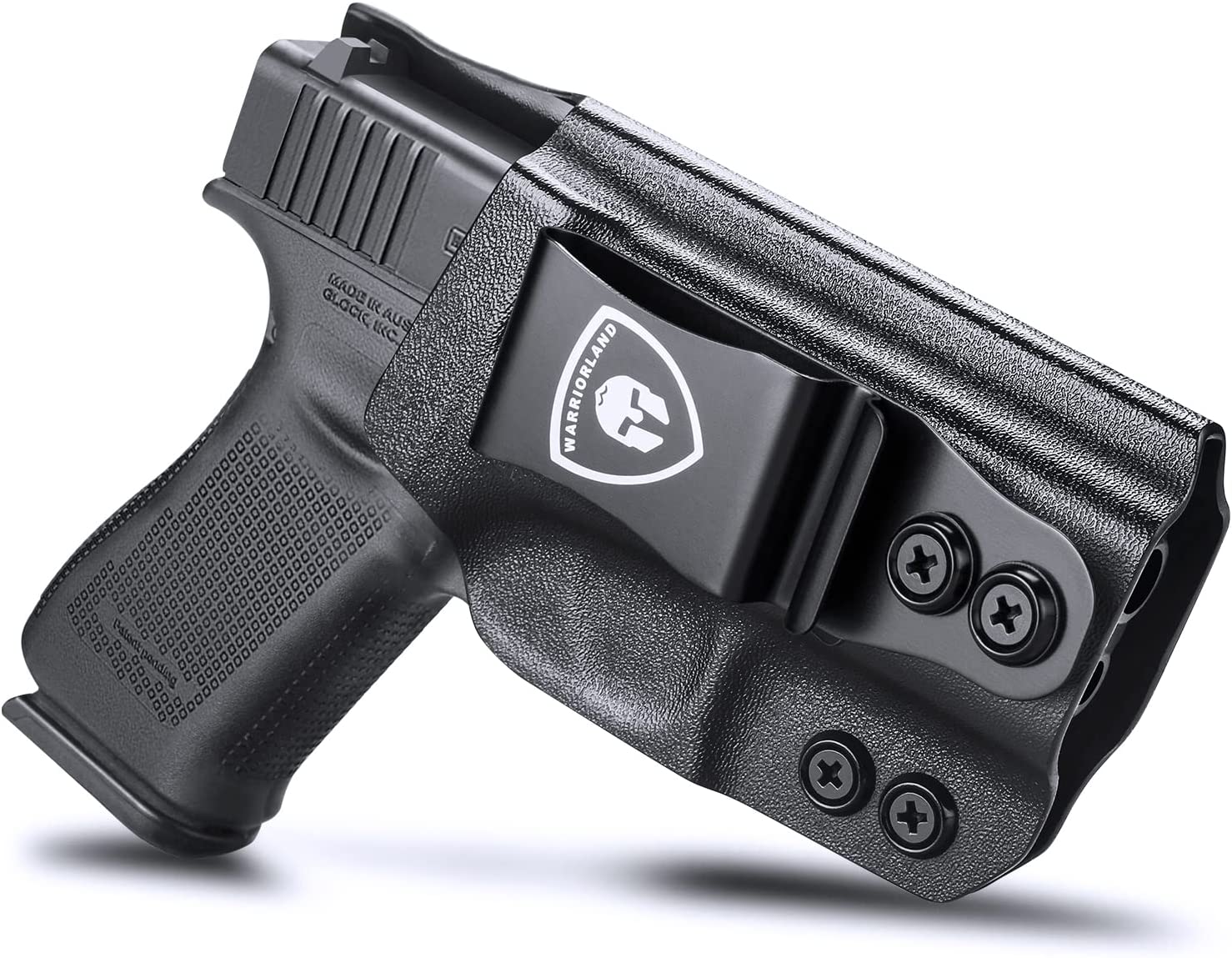 ซองพกใน Glock 43 IWB Kydex Holster, Kydex/Metal Belt Cilp, Fit Glock 43 / Glock 43X Pistol - Not Fit MOS, Right Hand USA WARRIORLAND holster ส่งจากประเทศไทย