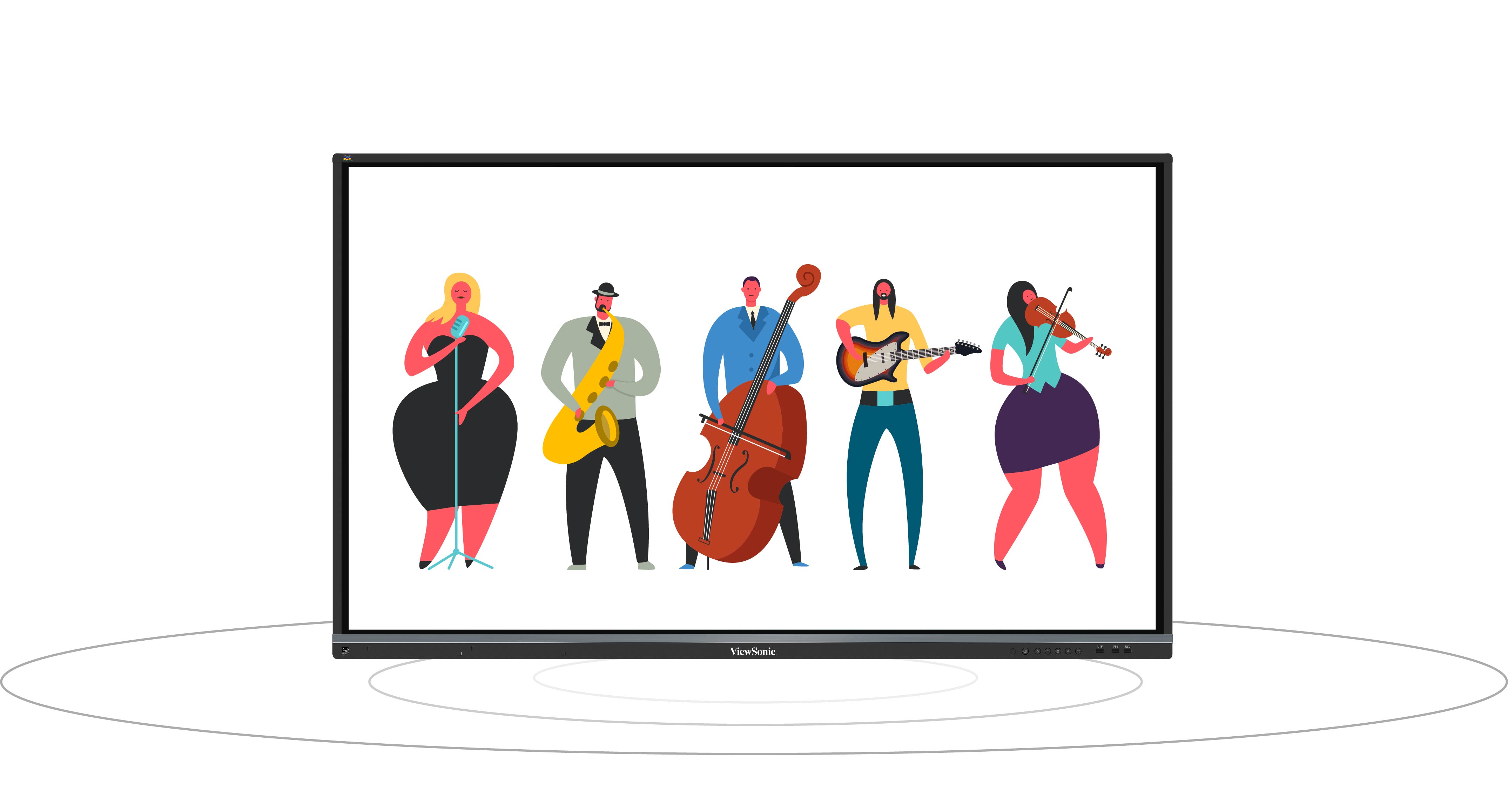 Monitor ViewSonic IFP5550-2 ViewBoard® 55" 4K ประกันศูนย์ไทย