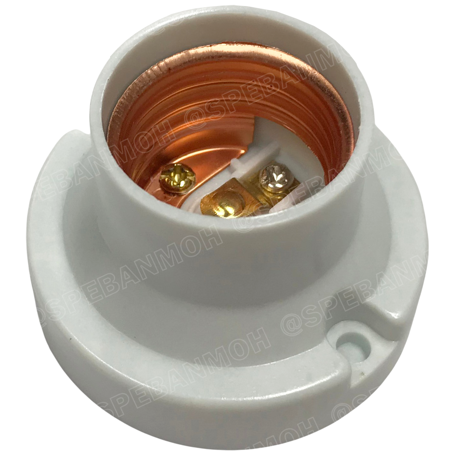 [ 5ชิ้น ] E27-502 สีขาว White ขั้วรับหลอดเเป้นเกลียว E27 ( E27 Lamp Holder ) E27 ขั้วหลอดไฟพร้อมสาย สายหล่อหัว ขั้ว E27 ขั้วหลอดไฟสีดำ ไม่นำไฟฟ้า ขั้วกันน้ำ ขั้วหลอดไฟกันน้ำ ขั้วหลอดไฟคุณภาพ lamp holder