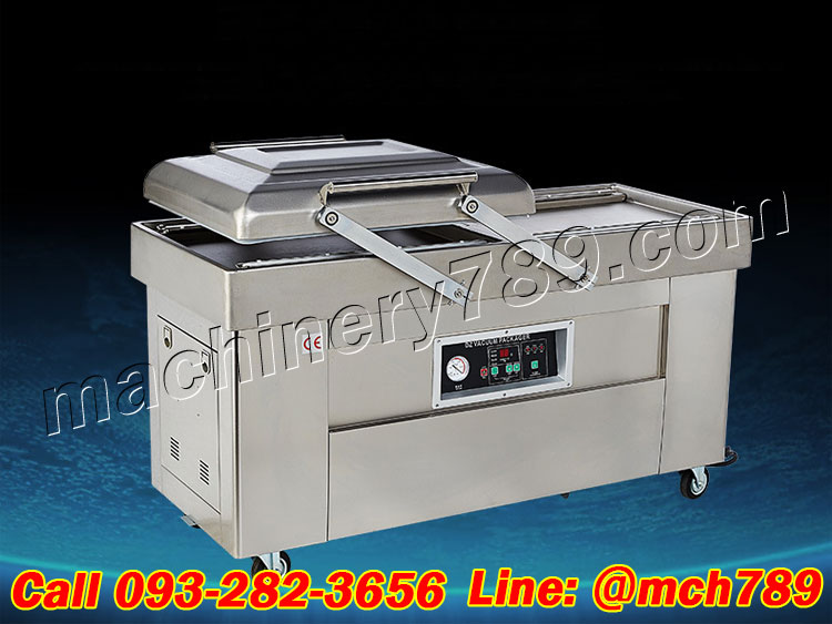 เครื่องซีลสูญญากาศอัตโนมัติ2หลุม รุ่น600/2000W (ระบบควบคุมคอมพิวเตอร์) เครื่องดูดสูญญากาศ เครื่องซีลพลาสติก เครื่องซีลสูญญากาศ เครื่องแพ็คสูญญากาศ เครื่องแพ็คถุง เครื่องแพ็คถุงสูญญากาศ 2-Hole Vacuum Sealer Automatic Packing Machine