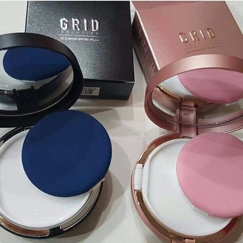 แป้ง Grid Solution CC Cushion SPF 50+ PA+++