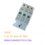 Surge แบบ SPD_F-AC ขนาด 20-40kA 3P 385V white