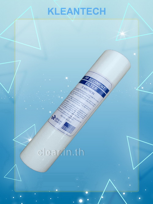 KLEANTECH 30 pcs. ไส้กรองน้ำดื่ม เครื่องกรองน้ำ PP 5 um. size 10" sediment filter