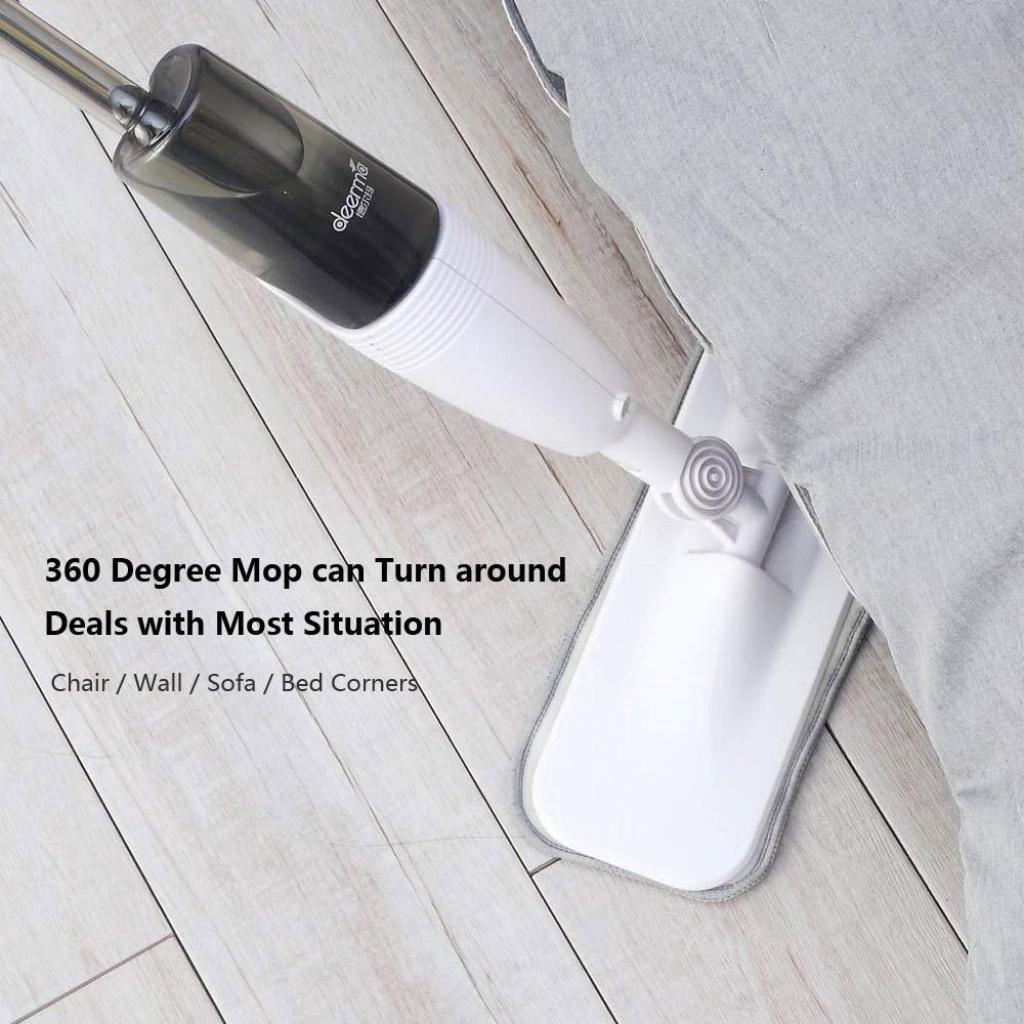 ไม้ถูพื้นระบบหัวฉีดน้ำ Xiaomi Deerma TB500 Water Spray Mop 1 Year by ORRO Home