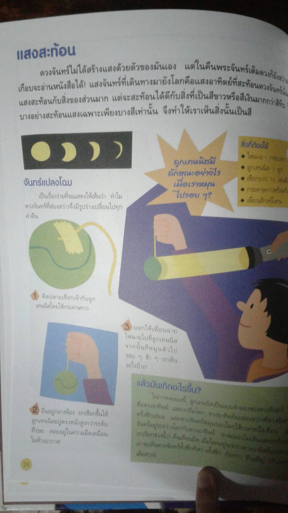 วิทยาศาสตร์ เสียง และ แสง