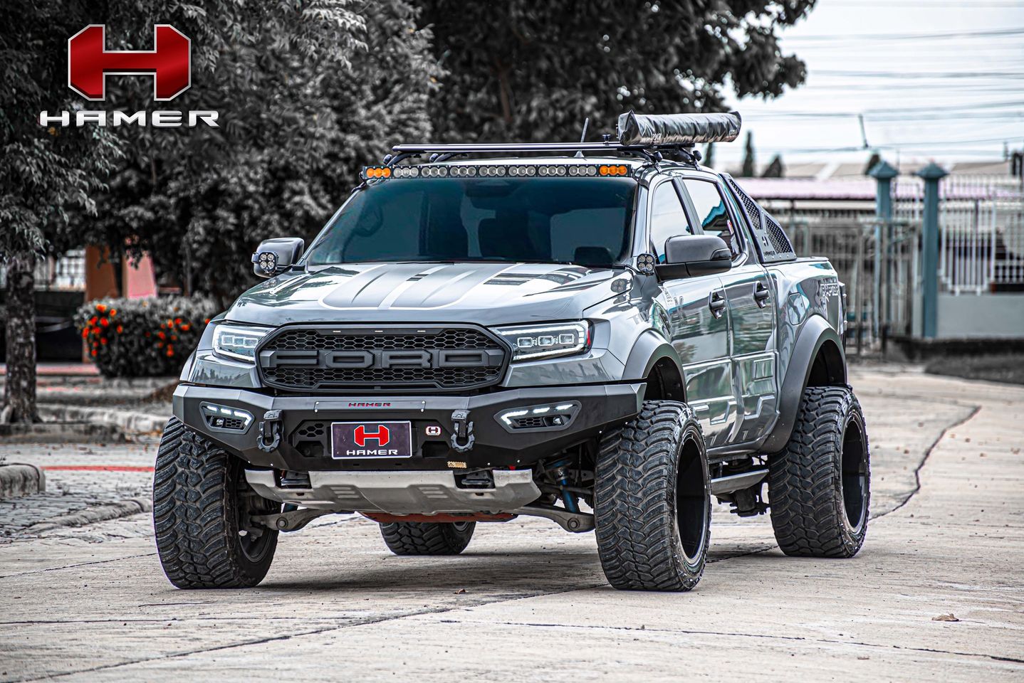 กันชนหน้า ATLAS SERIES FRONT BULL BAR Ford Ranger 2015-2021