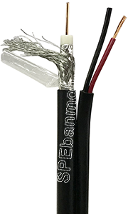 [ 3 เมตร ] สายCoaxial รุ่น CB-0109SPW+ RG 6/U Outdoor, 96% Shield, w/Copper Power Wire