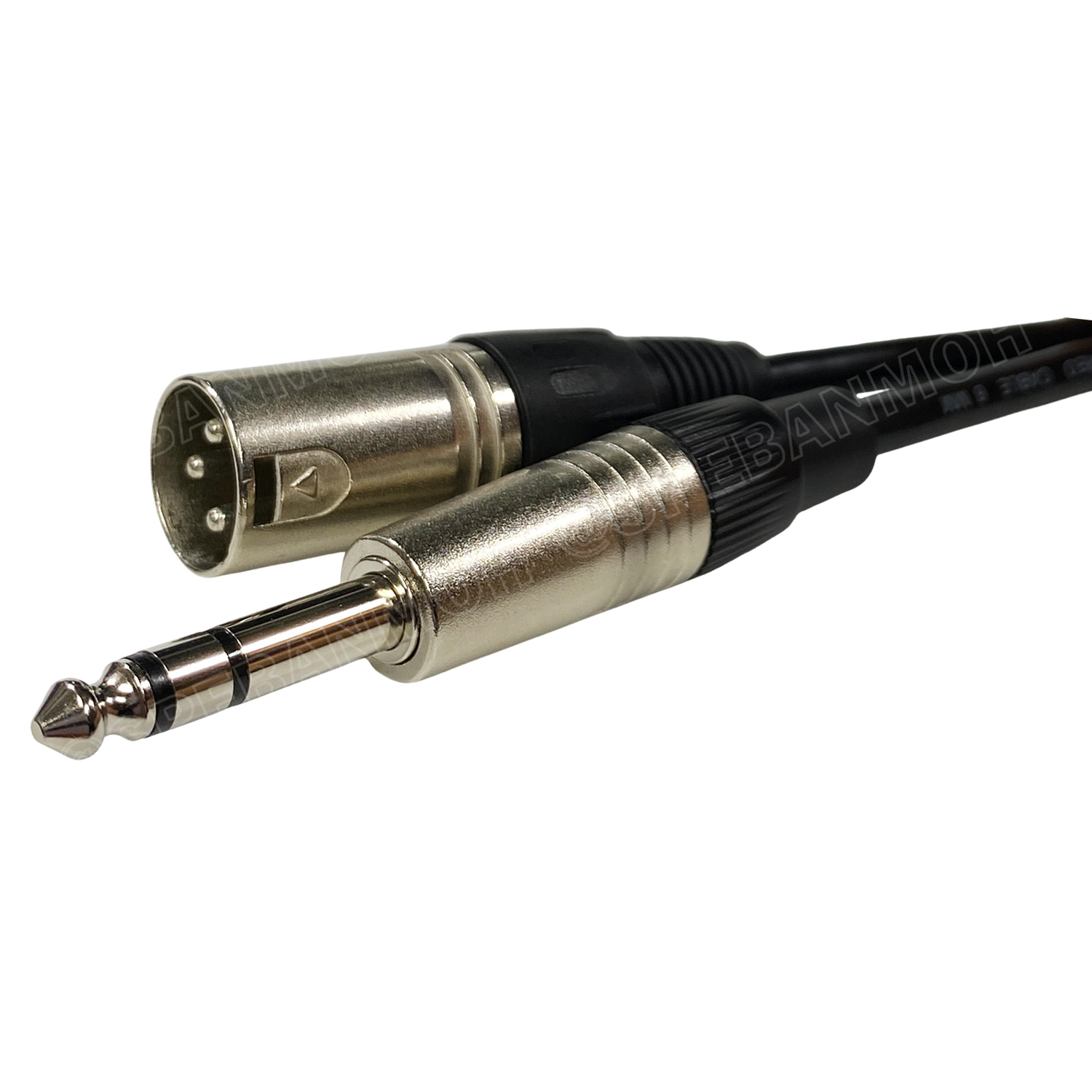 [ 1 เส้น ] SSF-ST-MIC-XLR-M สายสัญญาณ ไมค์ สเตอริโอ ออก XLR ผู้ สายสัญญาณ 6.35mm Stereo to XLR Male Cable TRS to XLR 1/4" สาย PHONE STEREO แคนนอน สายไมค์สเตอริโอ สายแจ็คไมค์สเตอริโอ สายสัญญาณสำเร็จรูป Shield Stereo Cable ลวด CCAM