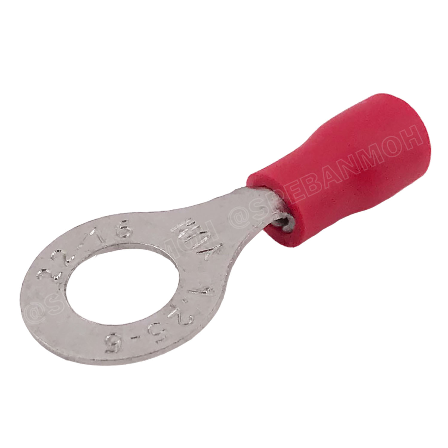 [ 100 ตัว/ถุง ] RV1.25-8 สำหรับสาย 0.5-1.5 sq.mm 22-16AWG หางปลากลม หางปลาหุ้มฉนวน เทอร์มินอล หางปลาย้ำสายไฟ หางปลา หางปลากลมหุ้ม หางปลาแฉก Terminal Crimping หางปลา กลมหุ้ม หางปลาต่อสาย ขั้วต่อสายไฟ หางปลาวง หางปลา RV Spade Terminal หางปลากลมหุ้มฉนวน