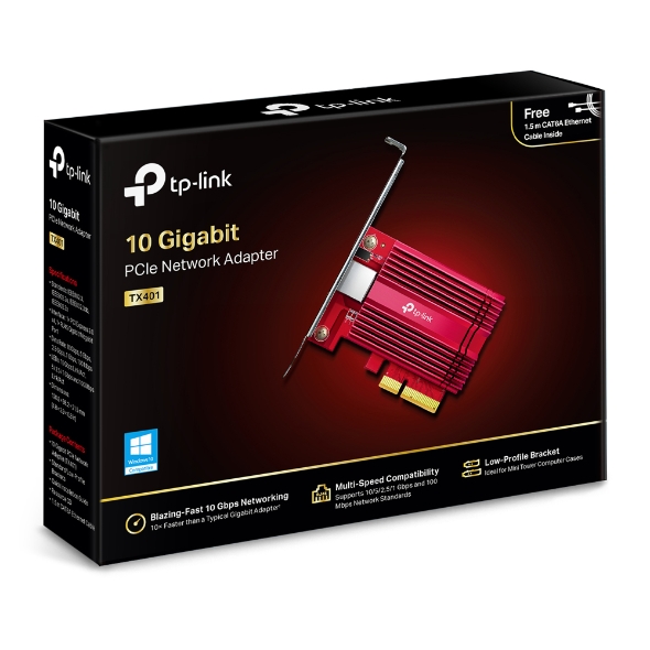 TP-LINK TX401 10 Gigabit PCI Express Network Adapter รับประกันศูนย์ไทย