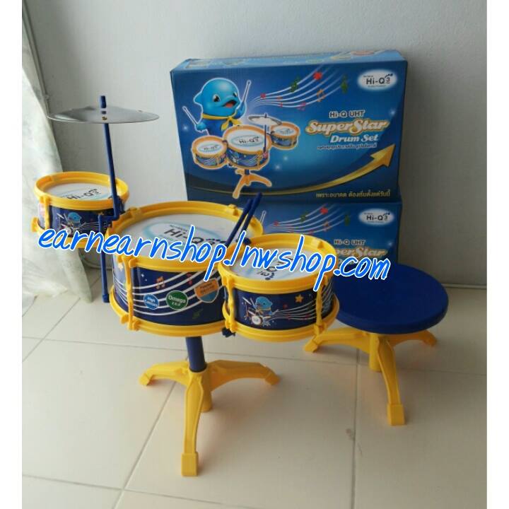 Hi q Super Star Drum Set กลองชุดจุดประกายฝัน (((ส่งฟรี)))