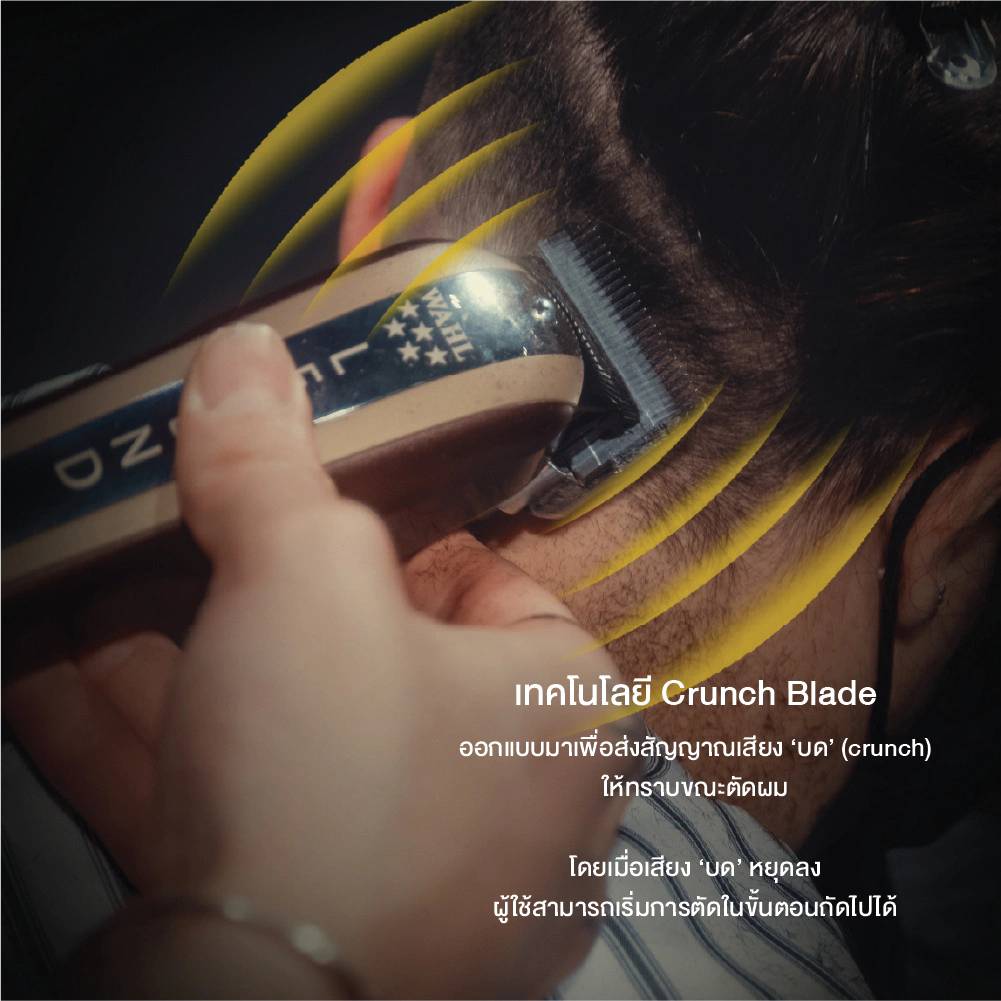 ฟันปัตตาเลี่ยน Tooth Wahl Legend 02228-400 ฟันเฟด 1 ชั้น พร้อมใช้งาน ไม่ต้องนำไปลับคม