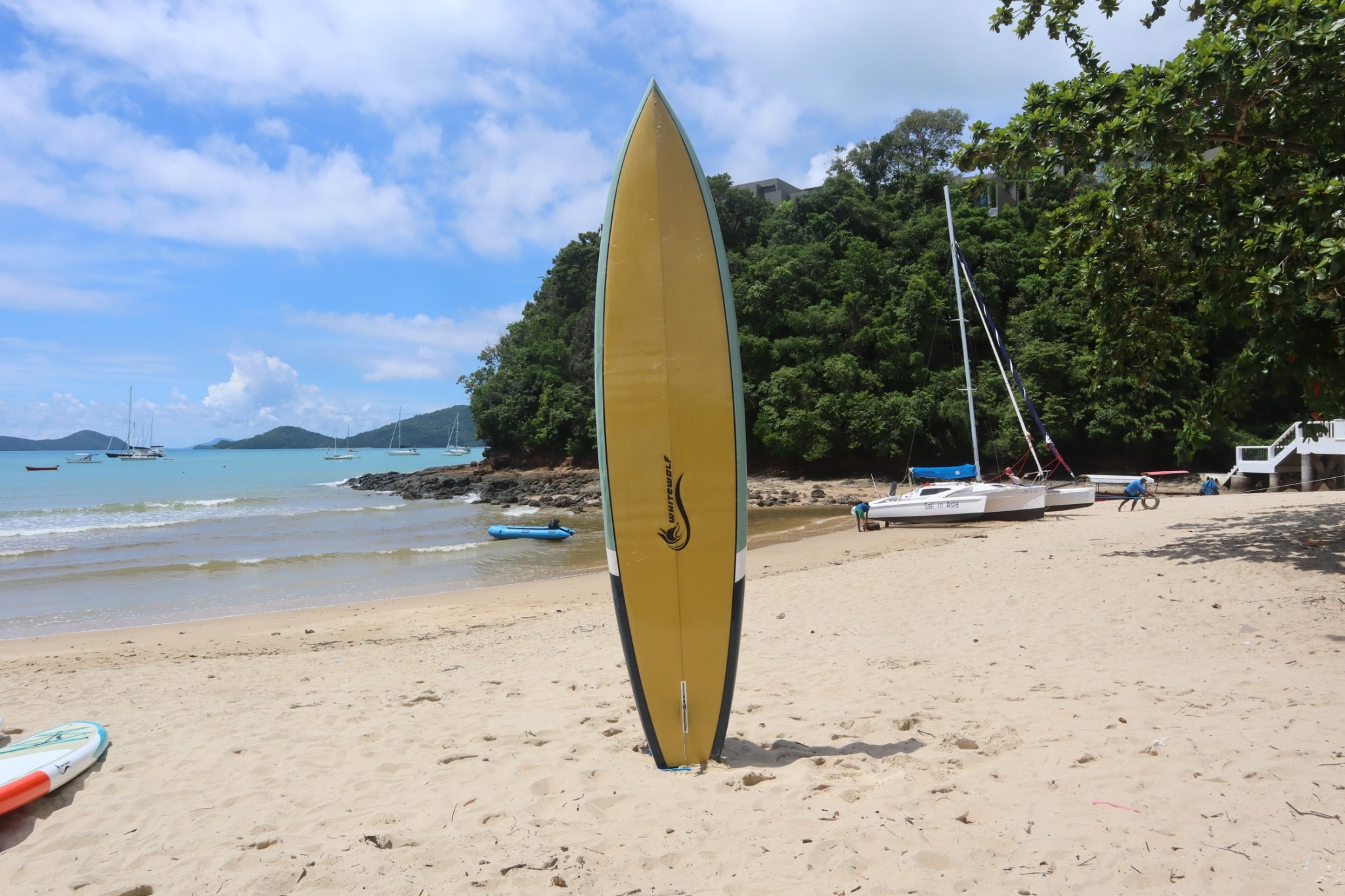 SUP แบบแข็งไฟเบอร์กล๊าส Touring 12'6" X 31"