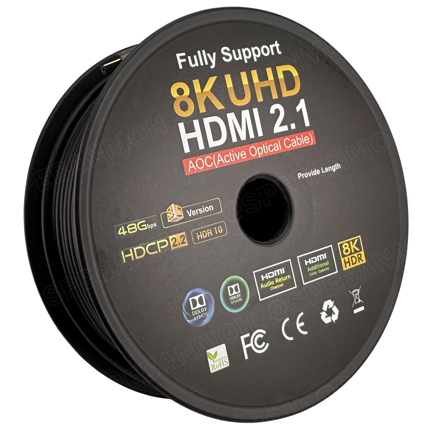 [ 1 เส้น ] GS-V218K สาย HDMI 50-10M 8K Version 2.1 Support 8K 4K สายต่อทีวี ต่อจอมคอม สายต่อโน๊ตบุ๊ค HDMI 2.1 ต่อโปรเจเตอร์ TV Nintendo XBox Playstation PS4 PS5 Support Dolby Atmos HDTV Male Wire for PC Monitor Gold Plated Connector ความละเอียดสูง