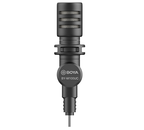 BOYA BY-M100UC Plug-in and play mic (Type-C) รับประกันสินค้า 2 ปี