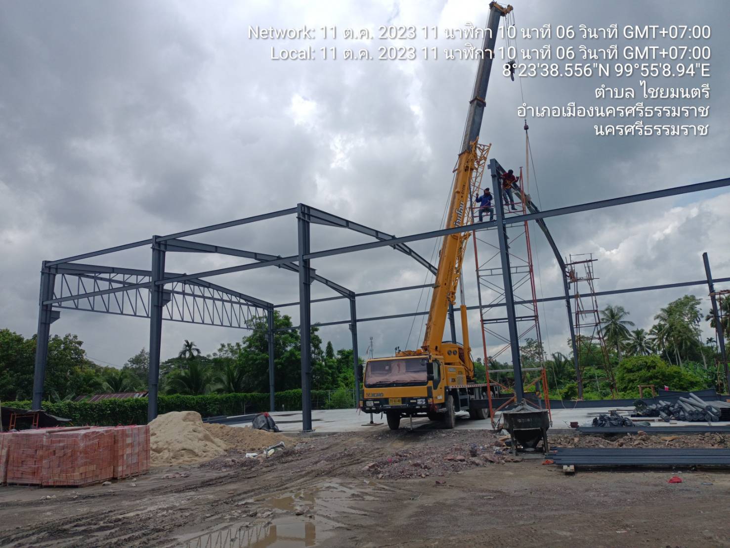 ผลงานโกดังสำเร็จรูป HW-H 20x45x9m.