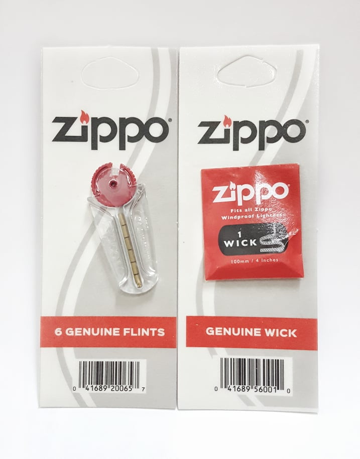 ถ่านไฟแช็ค Flints +ไส้ไฟแช็ค Wick ของแท้ Made in USA