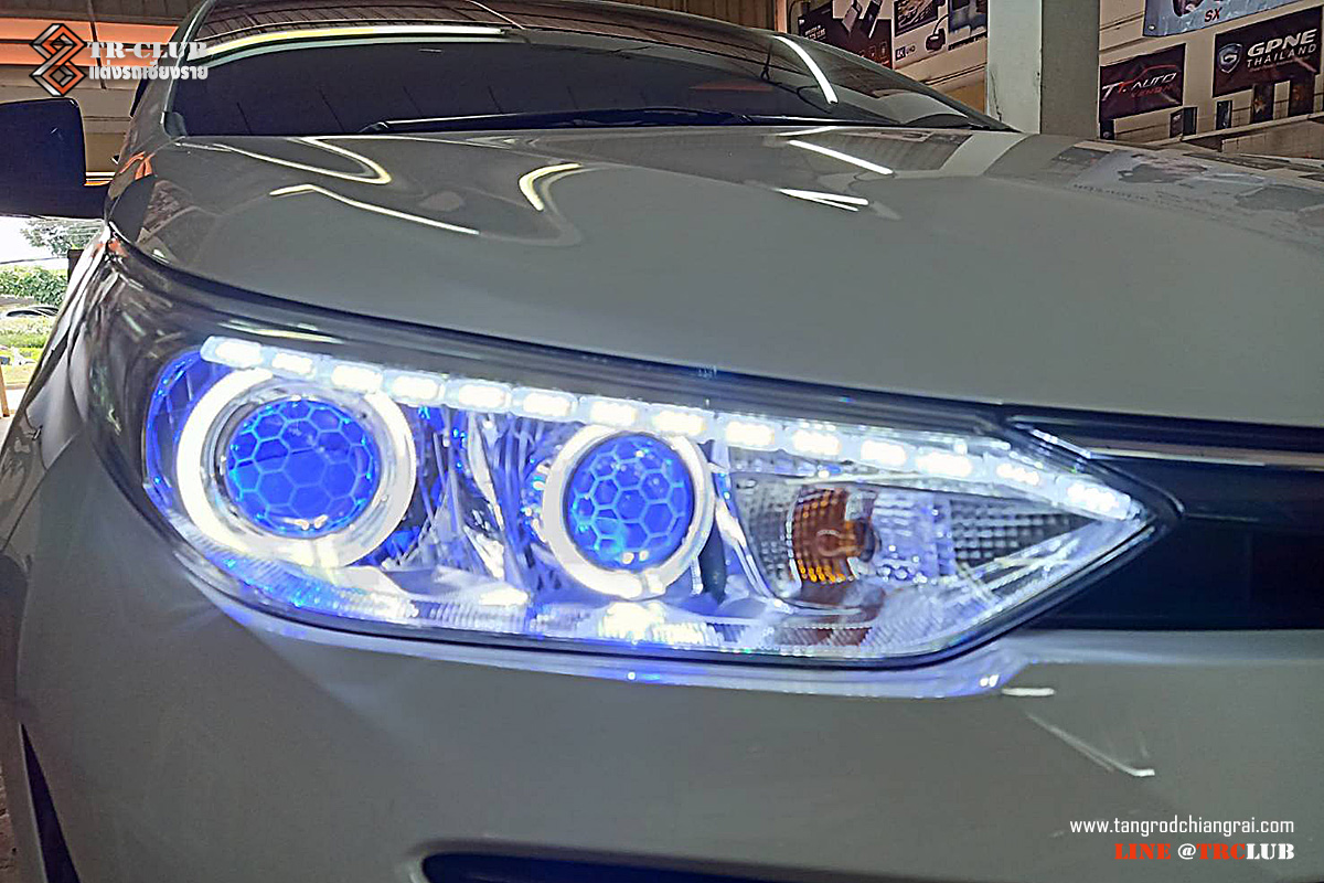 อัพเกรดไฟหน้า YARIS ATIVE
