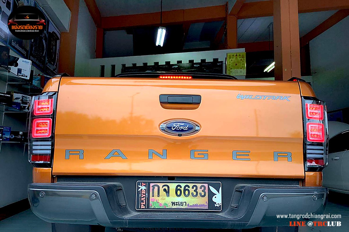 โคมไฟท้ายแบบ Full LED VLAND แท้ รุ่นโคมดำ/โคมใส รับประกัน 1 ปี Ford Ranger 2015-2021