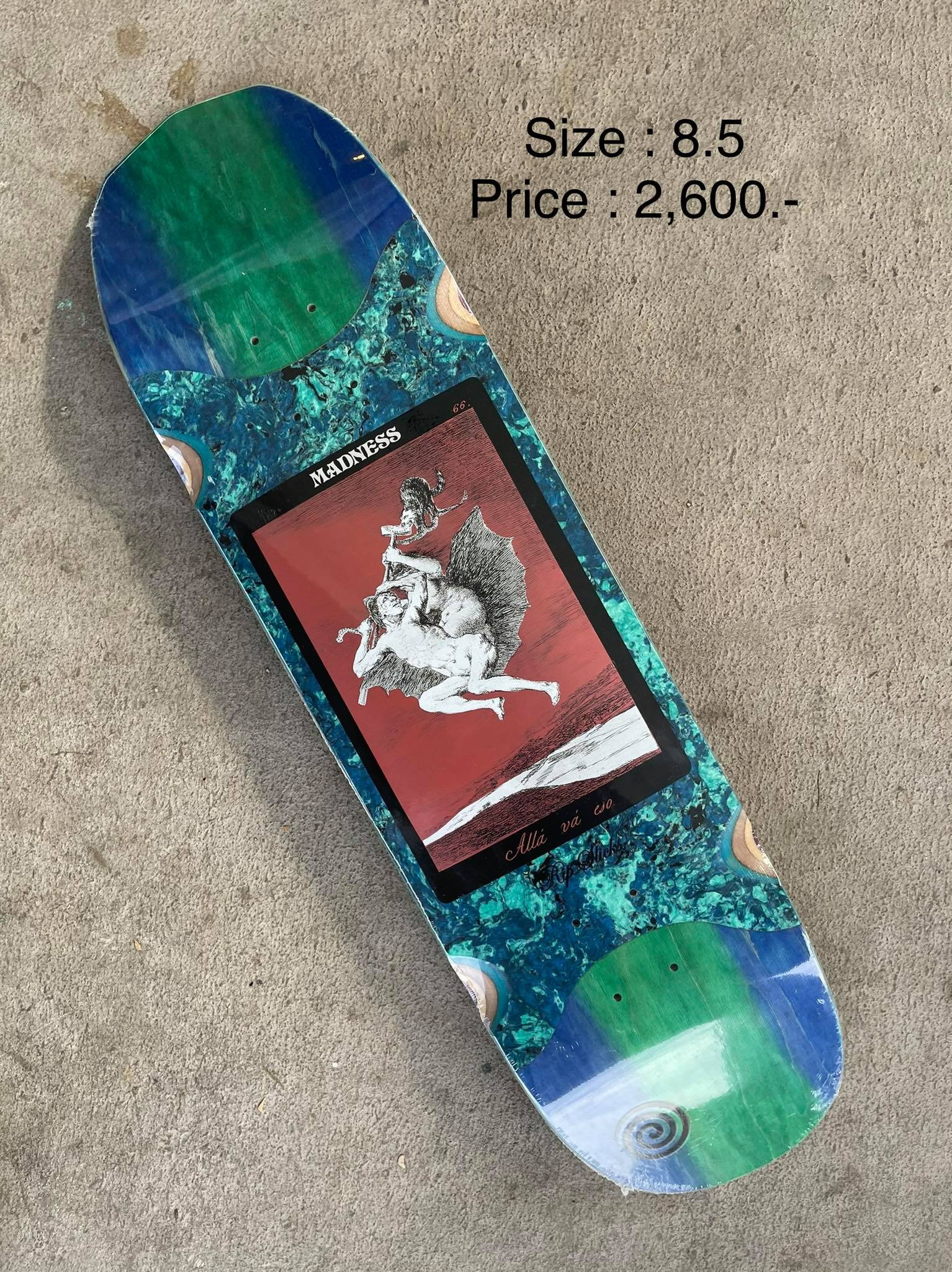 Madness Skateboard Deck 8.5''