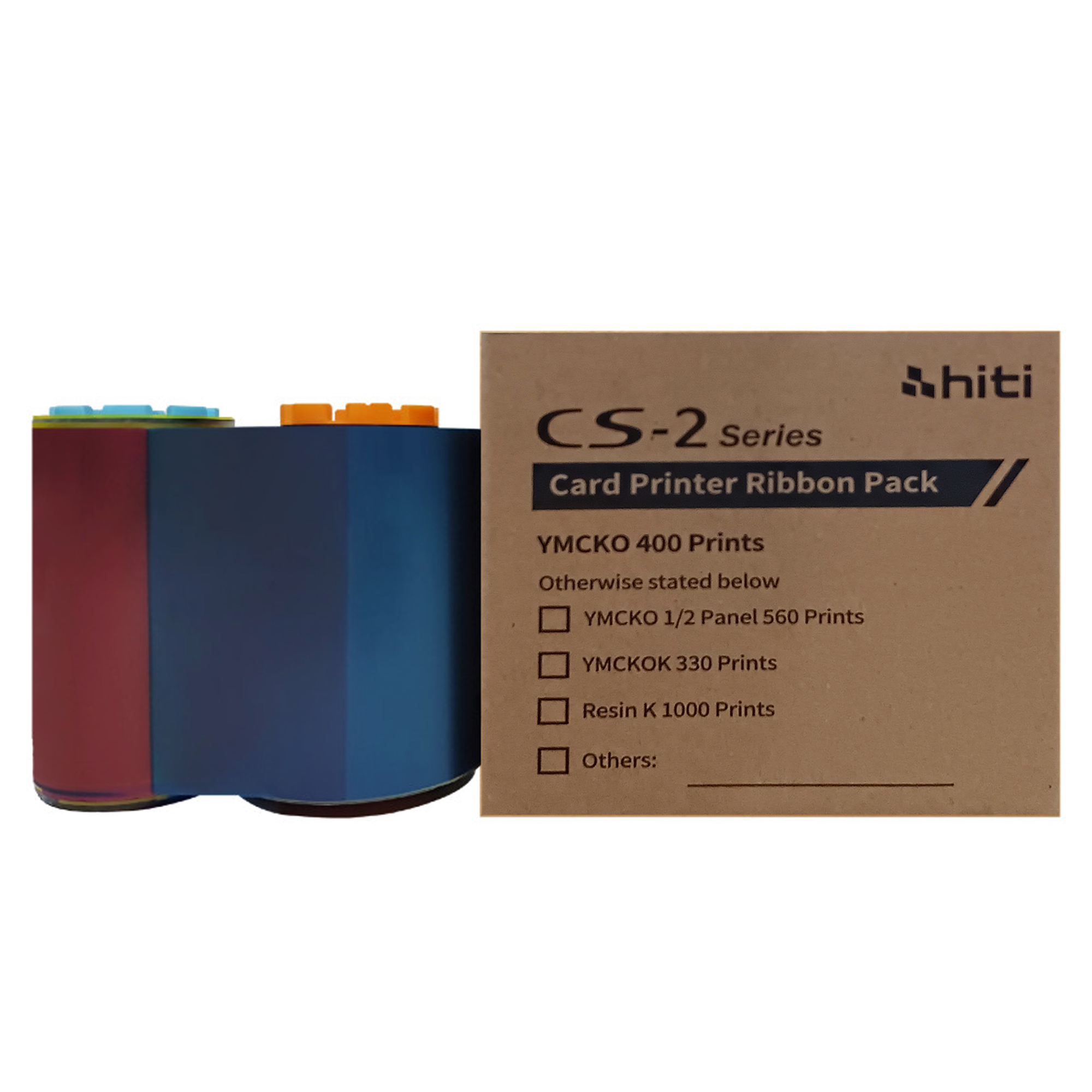 หมึกพิมพ์สี (YMCKO) HiTi CS-200E