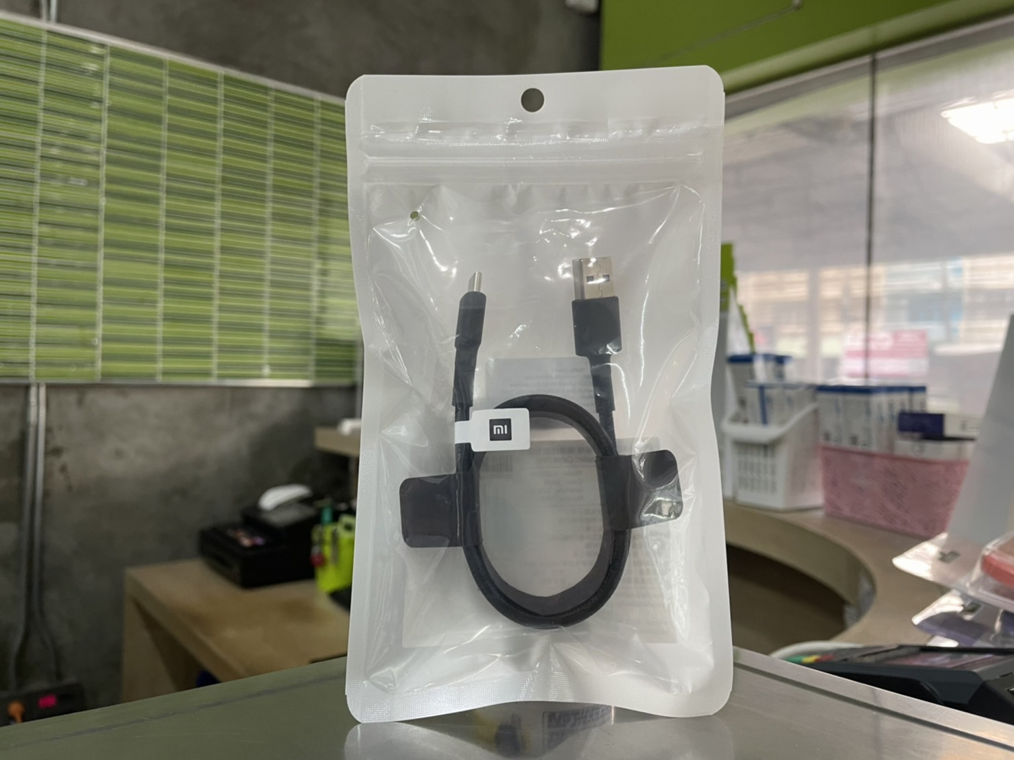 สายชาร์จ Xiaomi Mi USB to Type-C สายถัก ยาว 1 เมตร รับประกันศูนย์ไทย