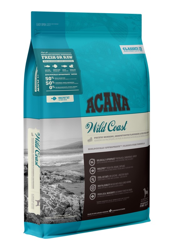 ACANA ขนาด 11.4kg. สูตs Wild Coast (รวมส่ง)