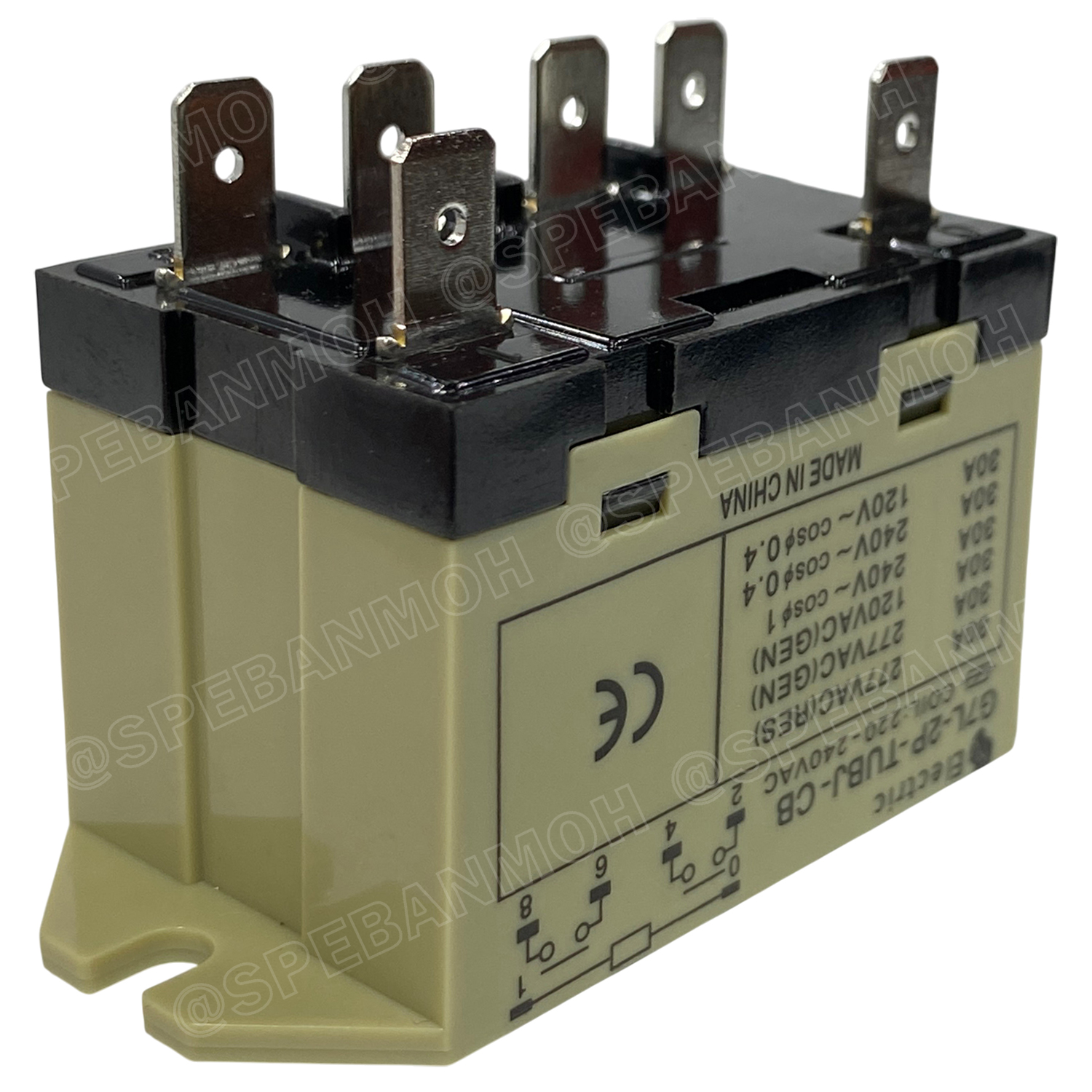 [ 1 ชิ้น ] G7L-2P-TUBJ-CB/220V รีเลย์ Relay G7L Coil Voltage 220VAC 30A 250VAC รีเลย์ 6ขา 6Pin เพาวเวอร์รีเลย์ Power Relay รีเลย์อุตสาหกรรม Control Relay เพาเวอร์ รีเลย์ เพาเวอร์ รีเลย์ แมกเนติก คอนแทคเตอร์ แอร์ แบบเงียบ 2P 30A