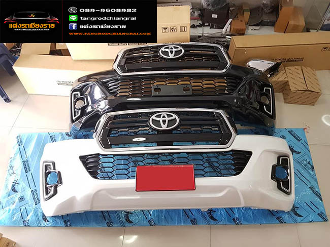 ชุดแต่ง แปลงกันชนหน้า REVO ROCCO 2018