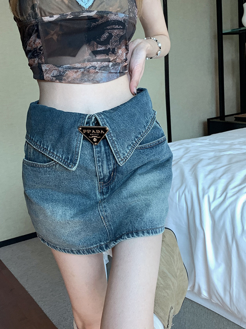 DM Denim skirt กระโปรงยีนส์สั้น แบบใหม่