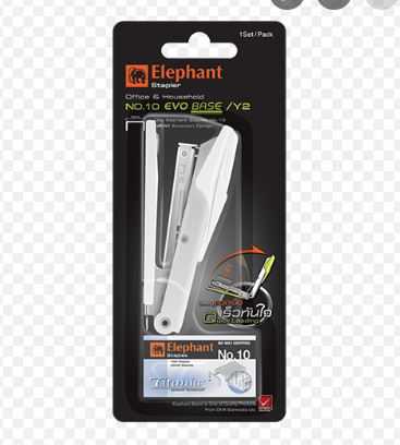 ชุดอุปกรณ์เย็บกระดาษ ตราช้าง รุ่น 10 Evo Base / Y2