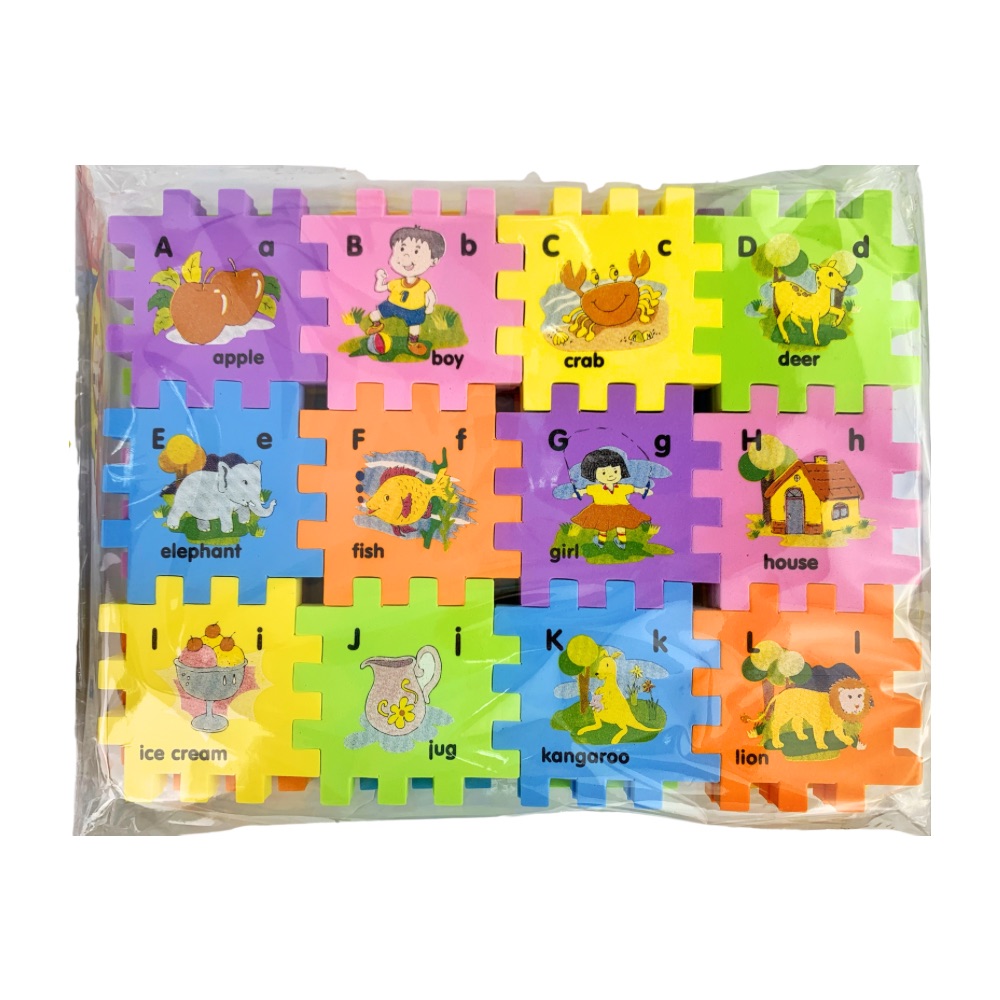 โฟมยาง โฟมแผ่น ASTA ชุดจิ๊กซอว์ภาพ ก-ฮ / A-Z ของเล่น เสริมพัฒนาการสำหรับเด็ก