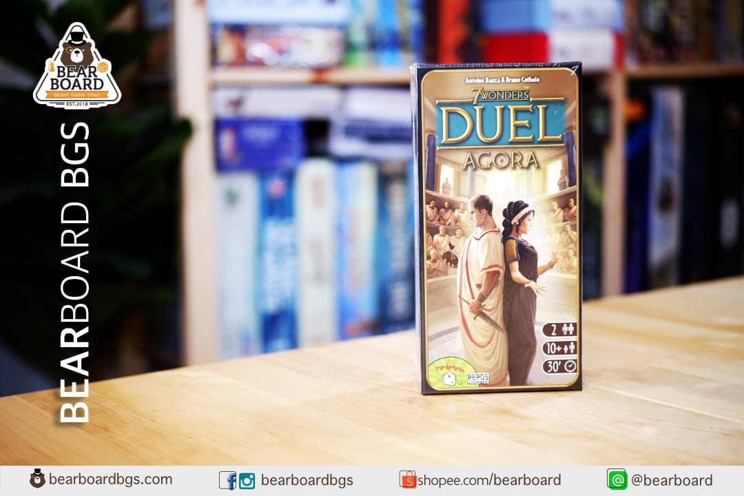 7 Wonders Duel: Agora ภาคเสริมบอร์ดเกม ของแท้