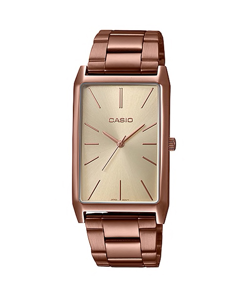 CASIO Standard รุ่น LTP-E156R-9ADF สีโรสโกลด์ สายสแตนเลส สินค้าใหม่ ของแท้ รับประกันศูนย์ CMG