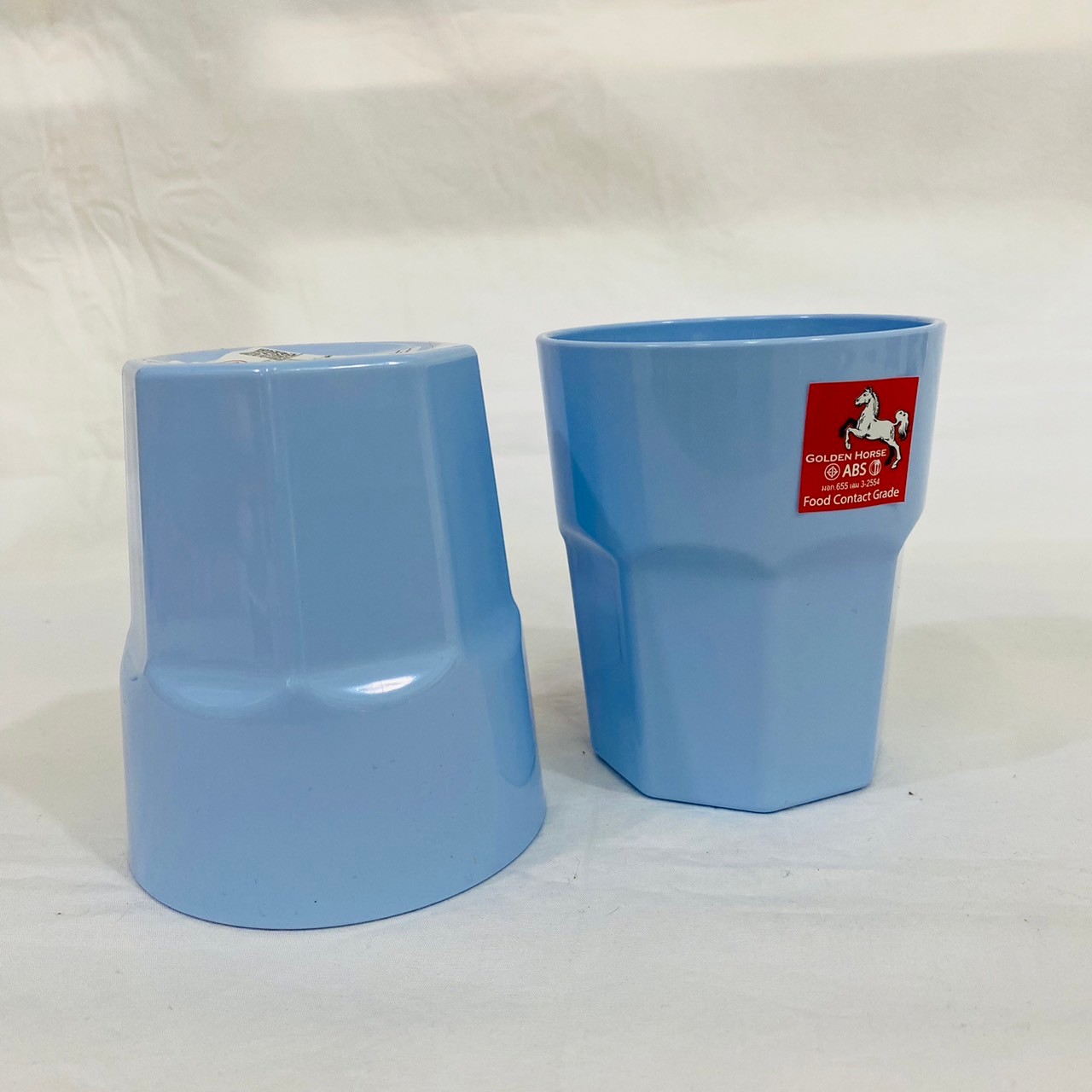 แก้วน้ำเมลามีน 8 เหลี่ยม ABS-AC2732-3.5นิ้ว /คละสี