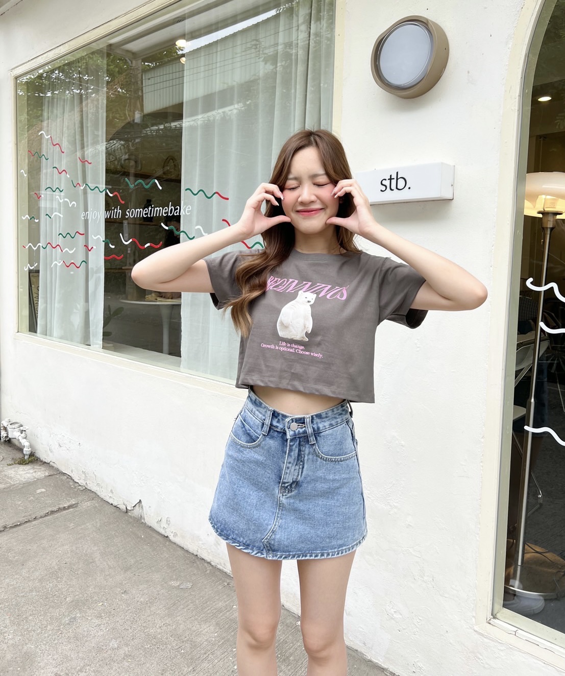 BEAR Crop Tee เสื้อครอปน้อนหมี