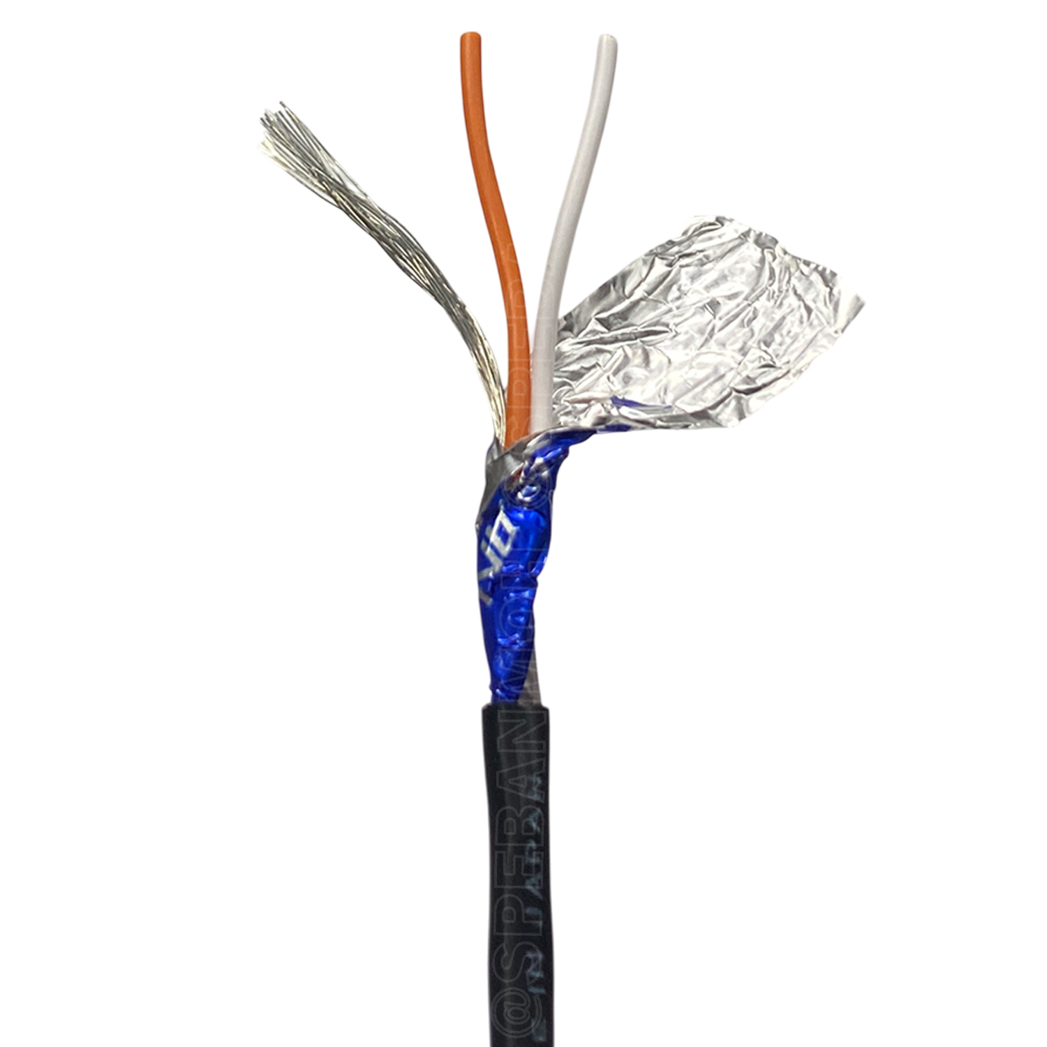 [ 2 เมตร ] L-2B2AT Canare สายชีลด์ สายชีลด์สเตอริโอ 3.2mm Shield Stereo Cable 2Cx25AWG ทองแดงแท้ Audio Twisted Pair Microphone Cable Made In Japan สายเดินระบบไมโครโฟน Foil Shield ชีลฟอยด์ 100% Copper Wire