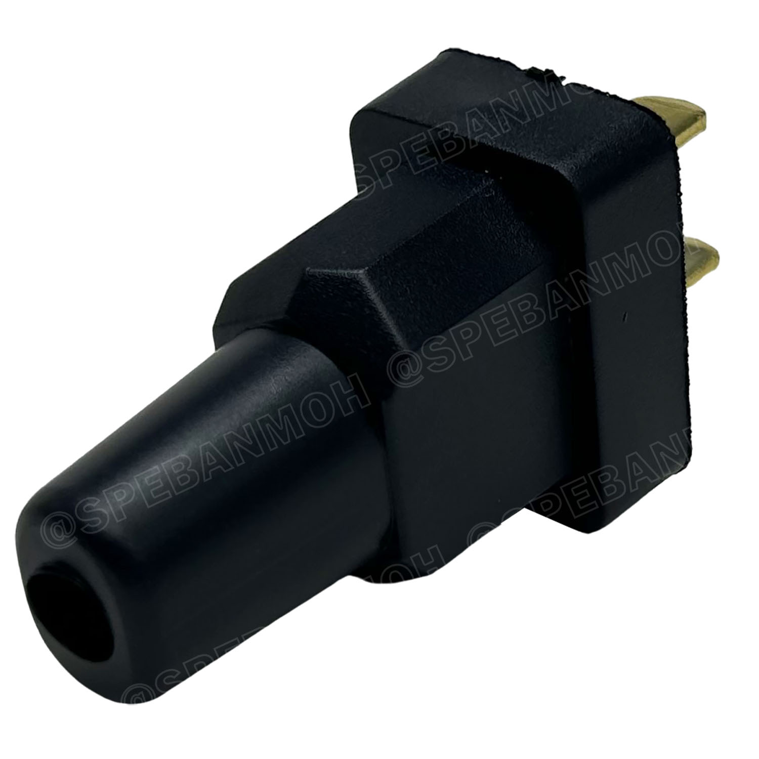 [ 5ชิ้น ] ACP-R003 ปลั๊กยาง ตัวผู้ 2ขาแบน AC Power Plug ท้ายห่วง 5A 250V ปลั๊กตัวผู้ 2ขาแบน ต่อสาย AC Plug 2P 5แอมป์ 220โวตต์ Male Ac Plug ปลั๊กยาง 2ขา ปลั๊กเสียบขาแบน Male Plug 2แบน ปลั๊กตัวผู้ต่อสาย