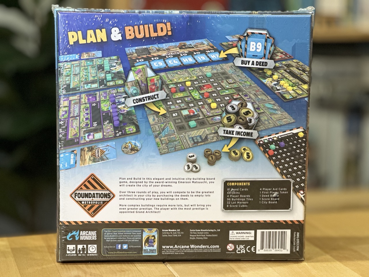 Foundations of Metropolis บอร์ดเกมของแท้