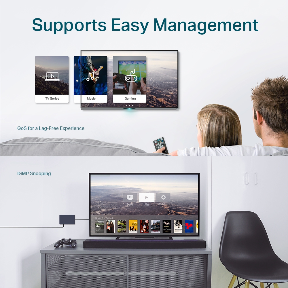 5-Port Gigabit Easy Smart Switch TL-SG105E ประกันศูนย์ไทย
